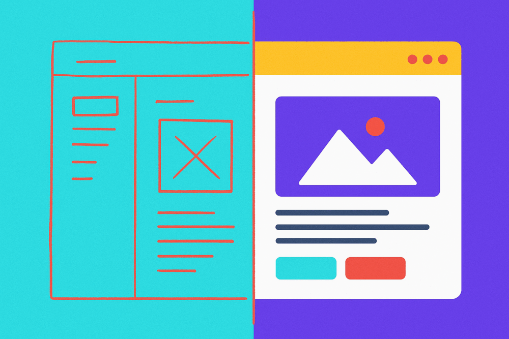 From wireframe to product